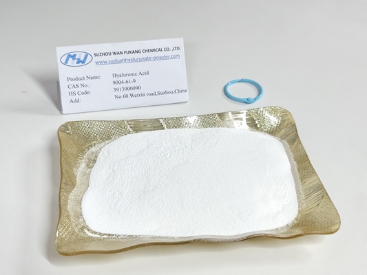 Analisi superiore al 95% Acido ialuronico in polvere bianca di grado alimentare Ialuronato di sodio