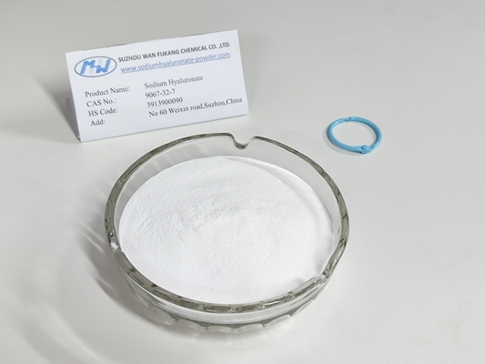 Assay Oltre il 95% di grado di goccia per gli occhi Polvere di ialuronato di sodio di alta purezza
