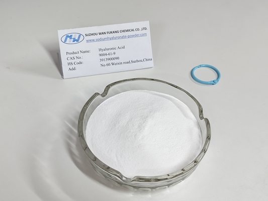 Acido ialuronico puro in polvere ad elevato tasso di analisi (EP Standard CAS n. 9004-61-9).
