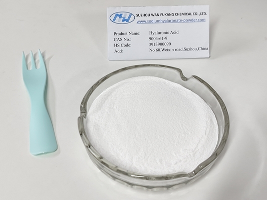 Fornitura sicura Acido ialuronico in polvere bianca di grado alimentare Assay superiore al 93%