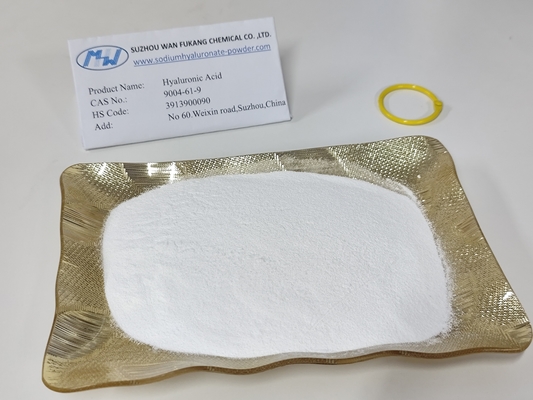 Idratante della pelle Acido ialuronico in polvere di alta purezza Fermentazione microbica Fonte CAS n. 9004-61-9