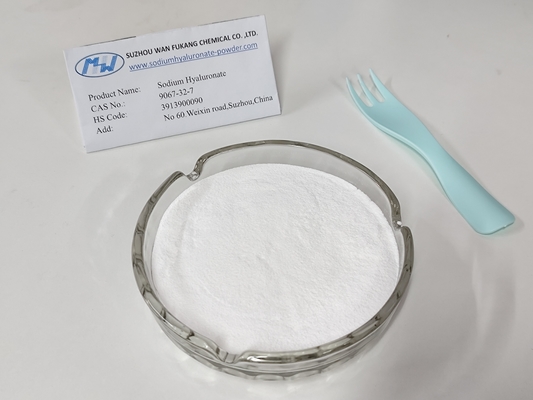 Assay di fermentazione microbica ≥93% Polvere di ialuronato di sodio di qualità alimentare sicura e stabile