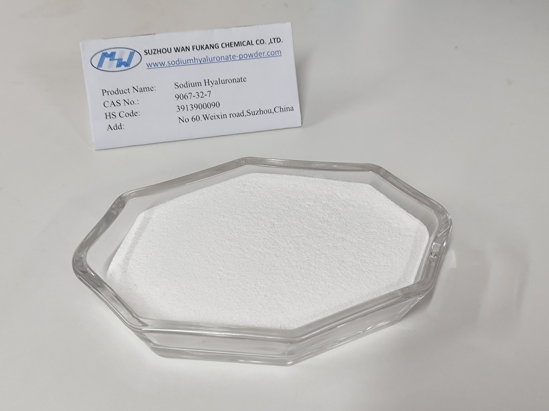 CAS n. 9067-32-7 Sodium hyaluronate in polvere per uso alimentare Assay ≥93% Per alimenti salutari